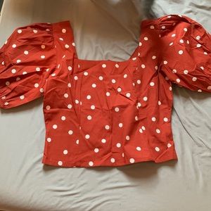 Puff sleeve top